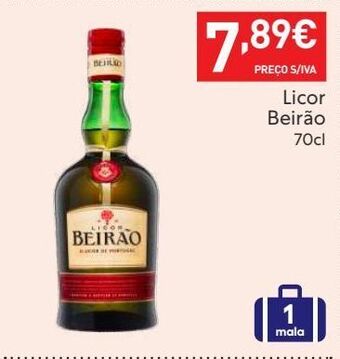 Recheio Licor beirão promoção