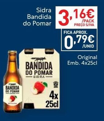 Recheio Sidra bandida do pomar promoção