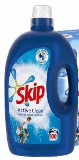 Recheio Detergente líquido skip promoção