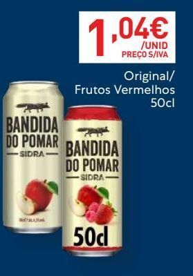 Recheio Sidra bandida do pomar promoção