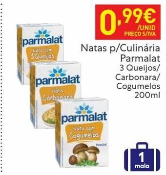 Recheio Laticínio parmalat promoção