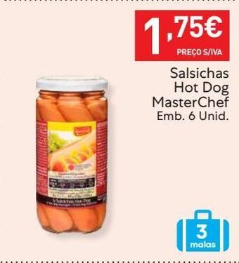 Recheio Salsicha masterchef promoção