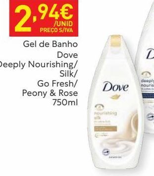 Gel de banho dove
