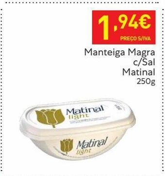 Recheio Manteiga matinal promoção