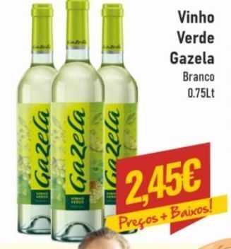 Vinho branco gazela