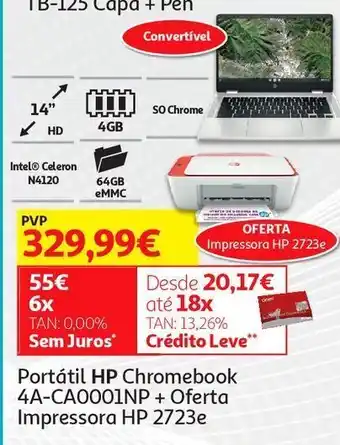 Auchan Notebook hp promoção
