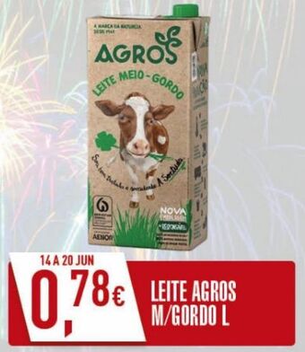 Miranda Supermercados Leite agros promoção