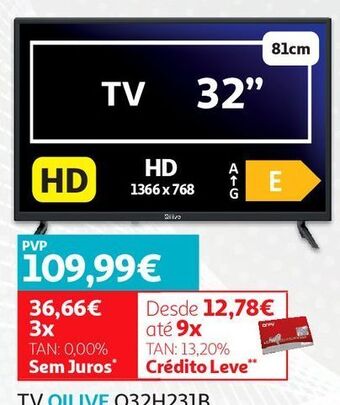Tv 32'' led qilive