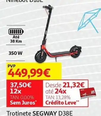 Auchan Trotinete segway promoção