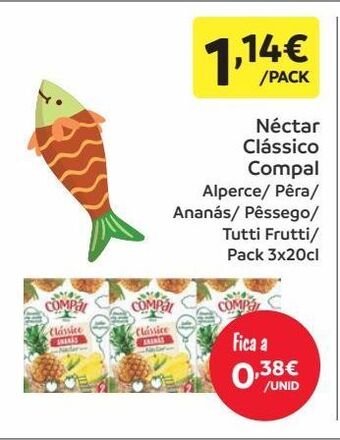 Amanhecer Néctar compal promoção