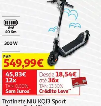 Auchan Trotinete promoção