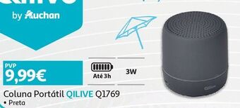 Auchan Coluna portátil qilive promoção