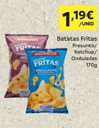 Amanhecer Batata chips amanhecer promoção