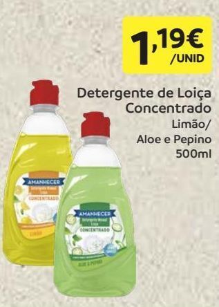 Amanhecer Detergente lavalouça amanhecer promoção