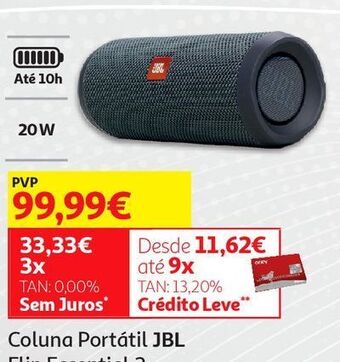 Auchan Coluna portátil jbl promoção