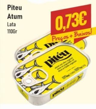 Belita Atum em lata pitéu promoção