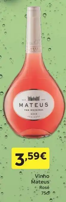 Amanhecer Vinho rosé mateus promoção