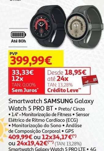 Auchan Smartwatch samsung promoção