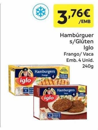 Amanhecer Hambúrguer iglo promoção