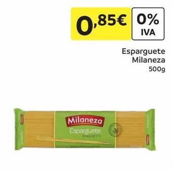 Amanhecer Esparguete milaneza promoção