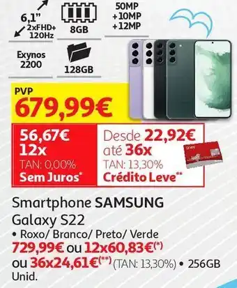 Auchan Smartphones samsung promoção