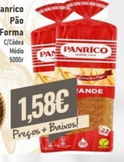 Belita Pão de forma panrico promoção