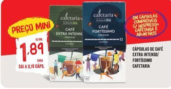 Minipreço Cápsulas de café promoção