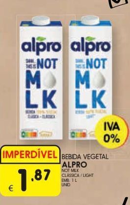 Meu Super Bebidas naturais alpro promoção