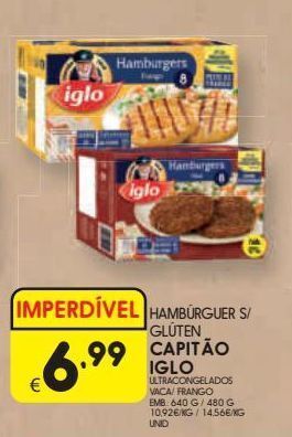 Meu Super Hambúrguer iglo promoção
