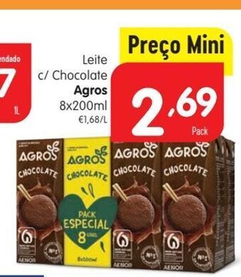 Minipreço Achocolatado agros promoção