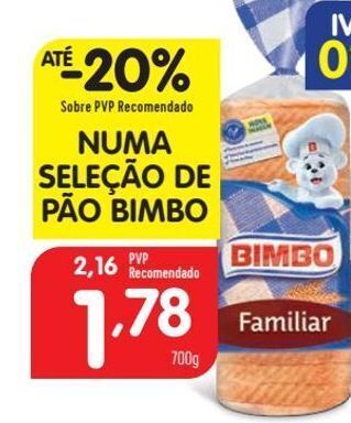 Minipreço Pão de forma bimbo promoção