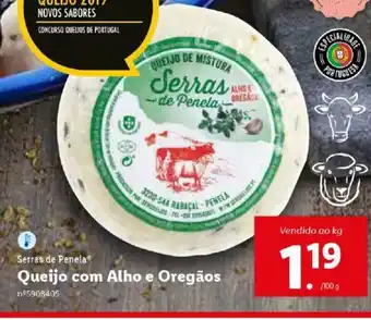 Lidl Queijo com Alho e Oregãos promoção