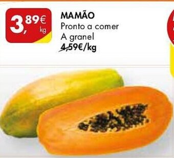 Pingo Doce MAMÃO A granel promoção