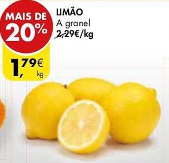 Pingo Doce LIMÃO A granel promoção