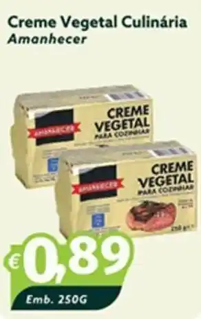Roque Supermercados Creme Vegetal Culinária Amanhecer Emb. 250G promoção
