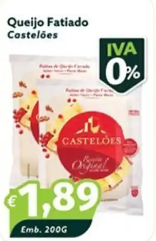 Roque Supermercados Queijo Fatiado Castelões Emb. 200G promoção