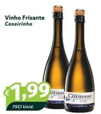 Roque Supermercados Vinho Frisante Caseirinho 75Ci Unid. promoção