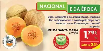 Pingo Doce Meloa Santa Maria promoção