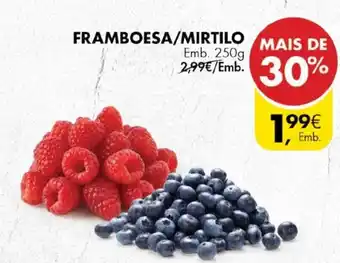 Pingo Doce Framboesa/ Mirtilo 250g promoção