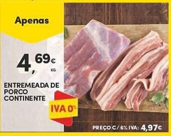 Continente ENTREMEADA DE PORCO CONTINENTE promoção