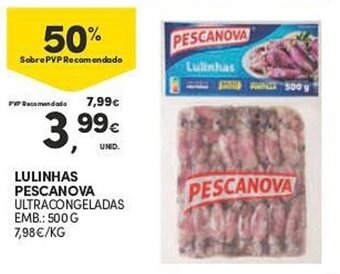Continente LULINHAS PESCANOVA ULTRACONGELADAS EMB.: 500 G promoção