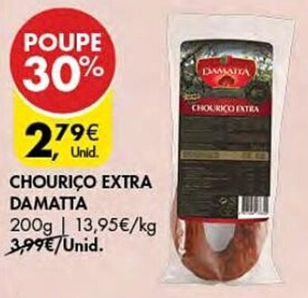 Pingo Doce CHOURIÇO EXTRA DAMATTA 200g promoção