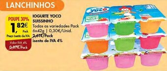 Pingo Doce IOGURTE YOCO SUISSINHO promoção