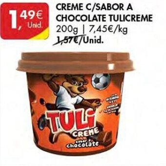 Pingo Doce CREME C/SABOR A CHOCOLATE TULICREME 200g promoção