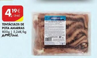 Pingo Doce TENTÁCULOS DE POTA AMARRAS 800g promoção