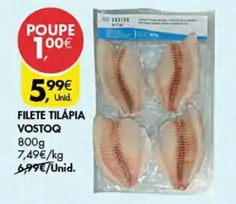 FILETE TILÁPIA VOSTOQ 800G