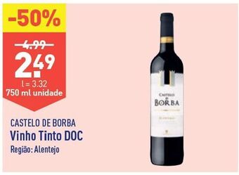 Vinho tinto castelo de borba