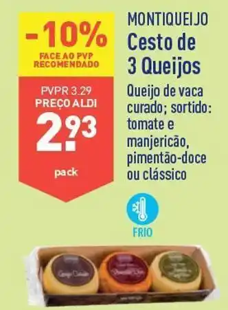 ALDI Queijos montiqueijo promoção