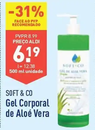 ALDI Gel hidratante promoção