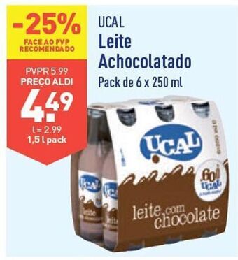 ALDI Achocolatado ucal promoção
